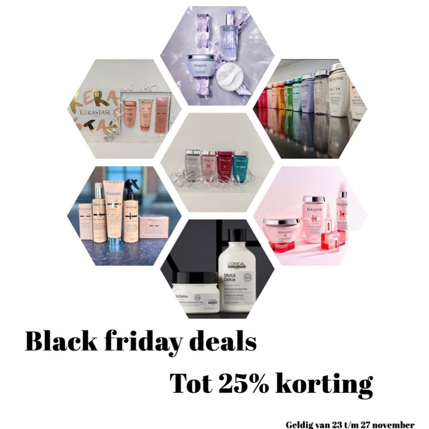 Black Friday kortingen tot 25%